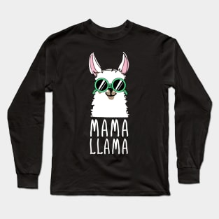 Mama llama cute mom Long Sleeve T-Shirt